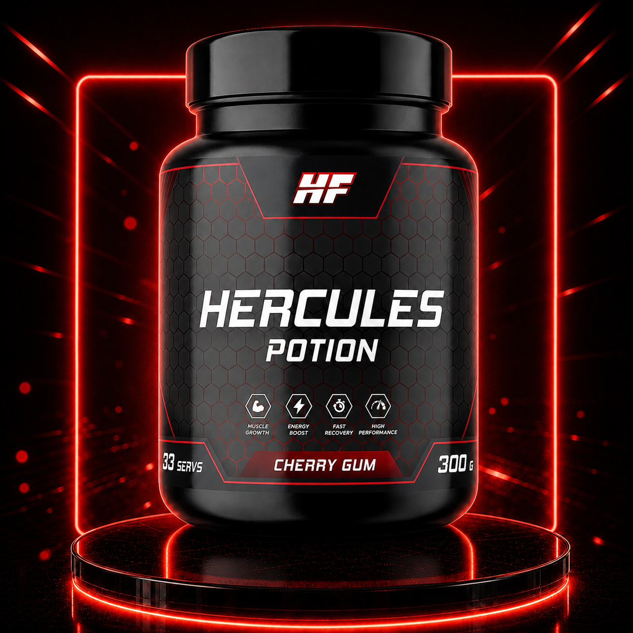 HF Hercules Cherry Gum 300g