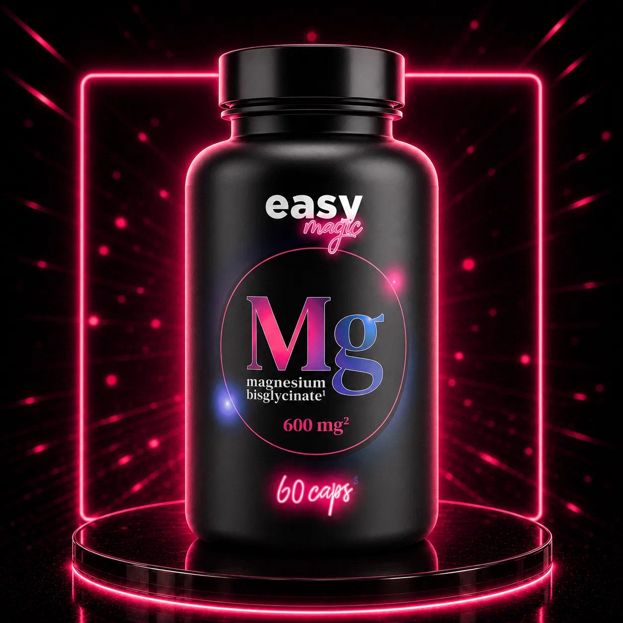 EasyMagic MAGNESIUM GLYCINATE + B6 60 CAPS