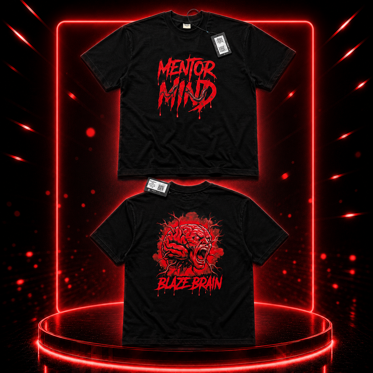 Футболка Mentor Mind Blaze Brain 