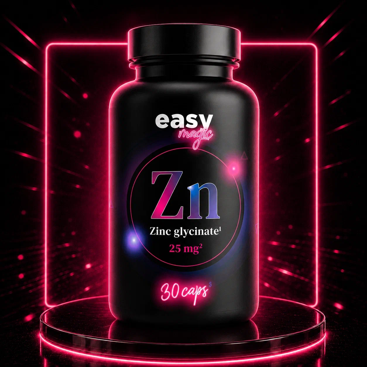 Easy Magic ZINC GLYCINATE 30 CAPS