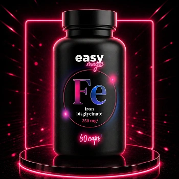 EasyMagic IRON BISGLYCINATE 60 CAPS