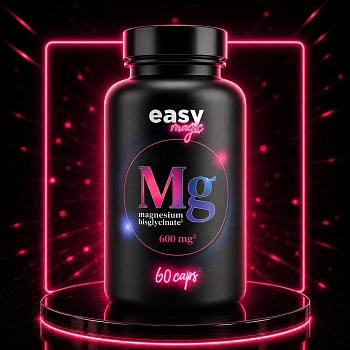 EasyMagic MAGNESIUM GLYCINATE + B6 60 CAPS