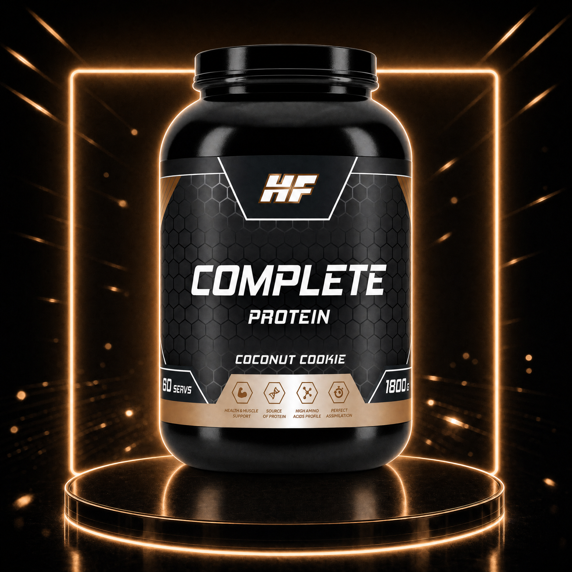 HF Protein Coconut Cookie 1800g