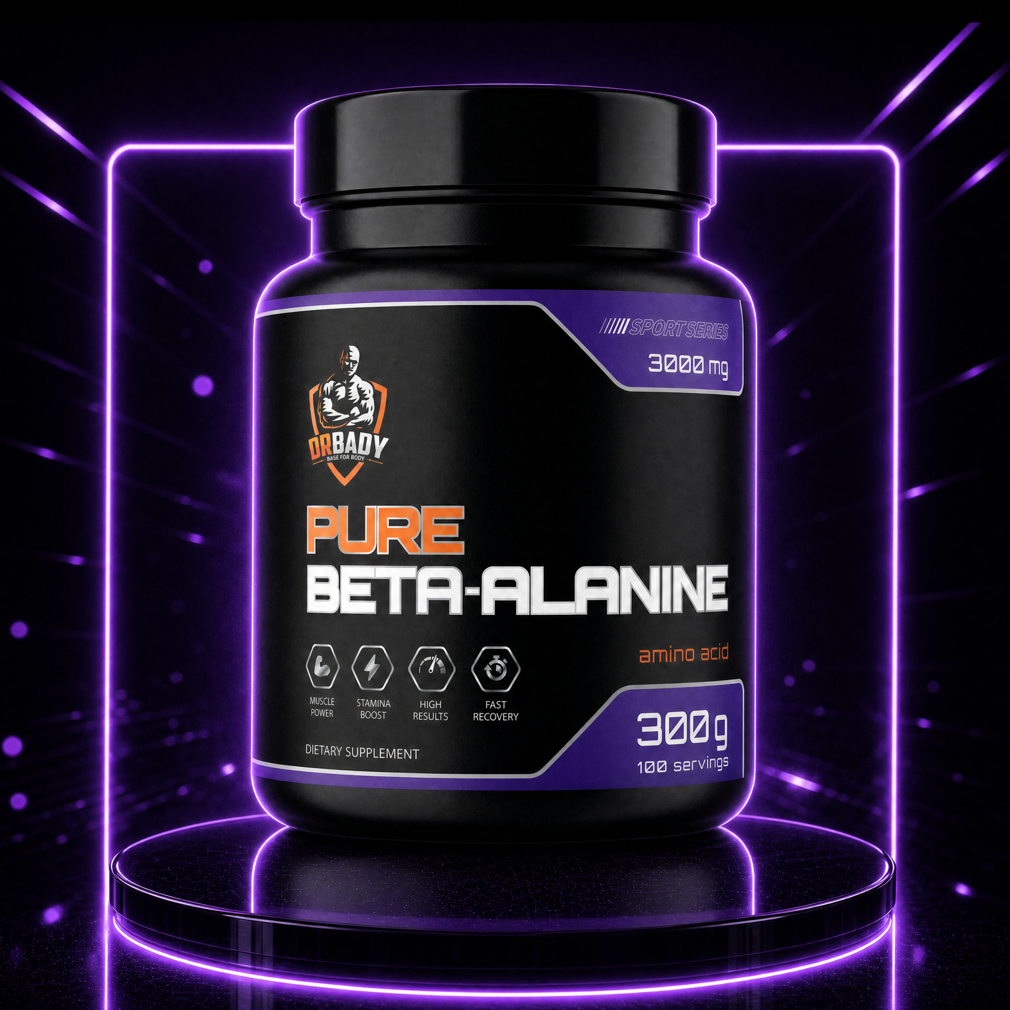 DrBADY Pure beta-alanine 300g